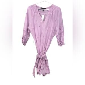White House Black Market Lilac Dress NWT Size Med